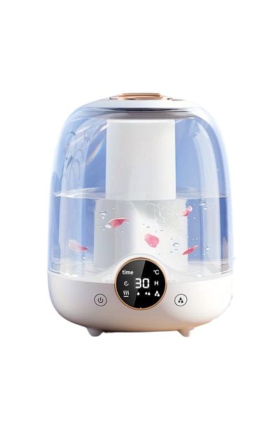 OEM Umidificator de aer ultrasonic 3L, Reglabil in 3 drepte, Lampa de veghe in 7 culori, Digital display