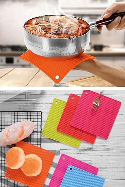 HB LİFE Silicone Trivet – Non-Slip Heat Resistant Pot & Pan Mat – Practical Kitchen Appliance