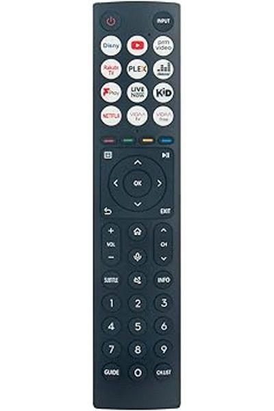 The Bros ERF3B86H Voice Remote for Hisense QLED 4K TV 65U7HQTUK, 55U7HQTUK, 65A9H, 55A85HTUK & More