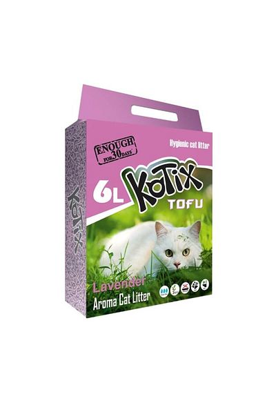 KOTIX TOFU Lavender Hygienic Cat Litter 6L, 2.5kg