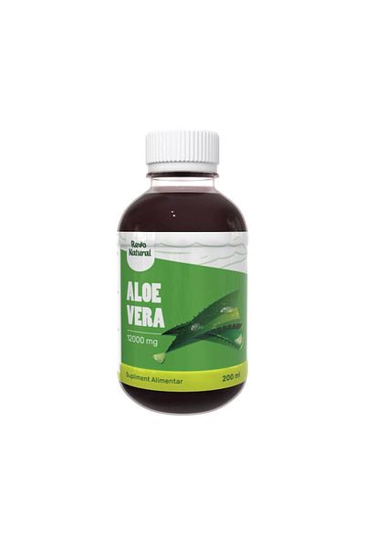 Revo Natural Aloe Vera liquid 12,000 mg, for detoxification, digestive system and colon health, 200 ml