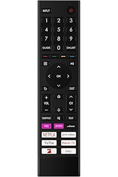 The Bros ERF3I80H-0012 Voice Remote for Hisense QLED 4K Smart TV 55E7HQ & More