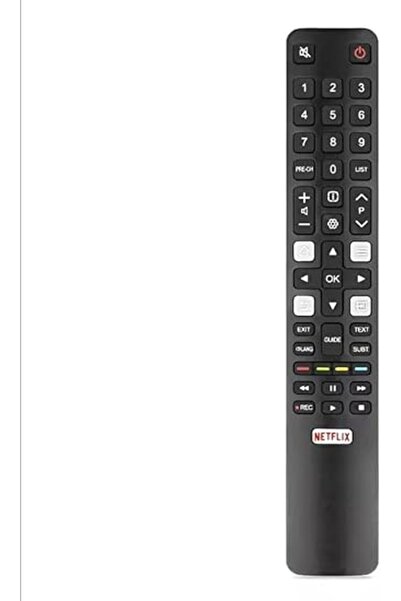 The Bros Universal Remote Control for TCL QLED Android TV, RC802N Model, Black