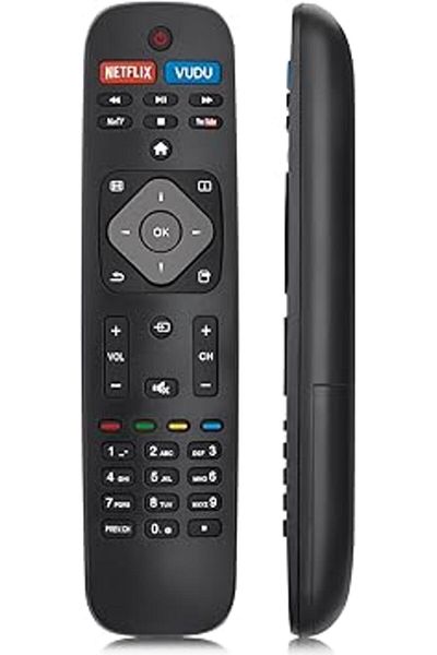 The Bros Replacement Remote for Philips Smart TVs – Compatible with All LCD LED 2K 4K UHD Models