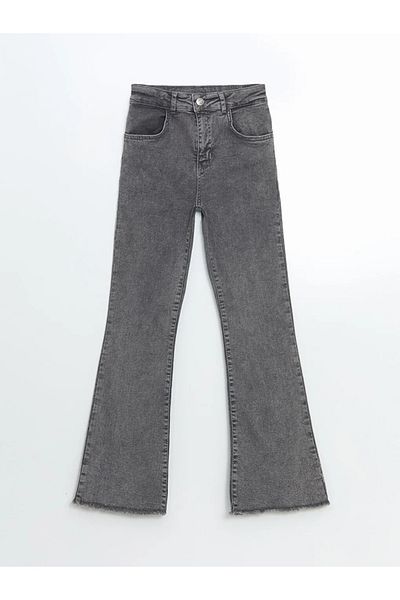 LC Waikiki Lcw Kids Mixed Waist Adjustable Elastic Girls Jean Pants
