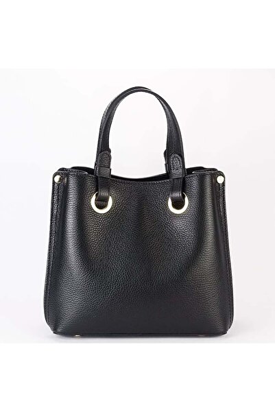 SOFILINE Μεσαίου μεγέθους μαύρη τσάντα από γνήσιο δέρμα 8916 129