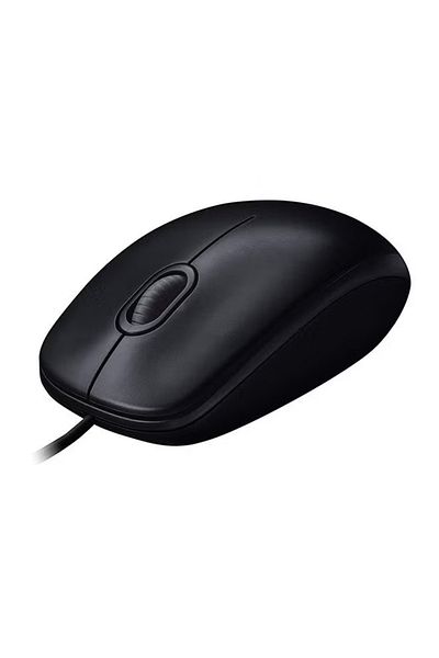 logitech ماوس سلكي M90 كامل الحجم باللون الأسود