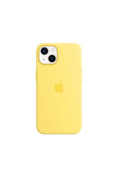 Apple iPhone 13 Silicone Case with MagSafe - Lemon Zest