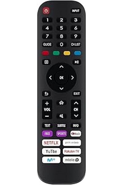 The Bros جهاز تحكم عن بعد EN2AK30 EN2AK30H لتلفزيون Hisense LED LCD الذكي