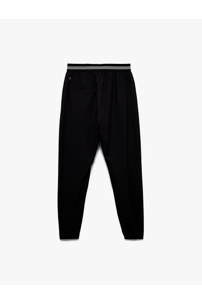 Koton Αθλητικό παντελόνι Jogger με ελαστική μέση από ύφασμα αλεξίπτωτου με λεπτομέρεια ρίγας