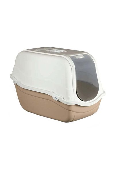 MPB Romeo MAXI covered cat litter box, 44x64x46h cm, Pink