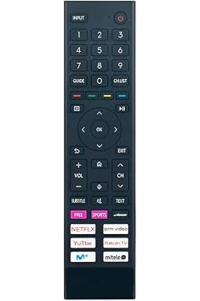 The Bros ERF3D80-0012 Voice Remote for Hisense QLED 4K Smart TV 50E7HQ (ERF3D80 0012)