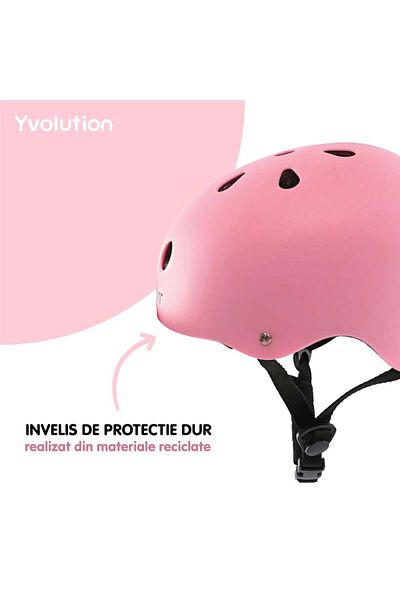 Yvolution Protective helmet 44-52 cm Pink