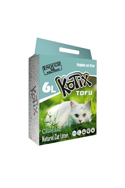KOTIX TOFU Classic hygienic cat litter 6L, 2.5kg