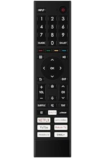 The Bros ERF3AB80H Voice Replacement Remote for Hisense HDR 4K UHD Smart TVs 60A60GEVS & more