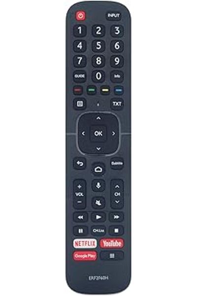 The Bros جهاز تحكم صوتي ERF2F60H لتلفزيون Hisense الذكي 4K 40B6700PA 43A5730FA ERF2A60 والمزيد