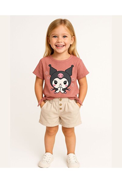 Deco Kids Wear Printed T-Shirt and Shorts Set - Asliva