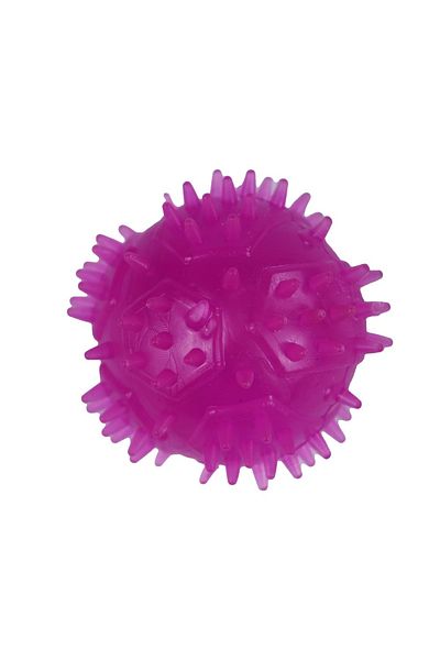 Agility Jucarie din cauciuc pentru caini, forma de Minge cu tepi, 7,5 CM, mov