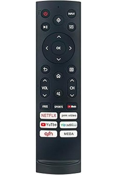 The Bros ERF3F90H Voice Remote Replacement for Hisense QLED 4K TV – Sub ERF3A80 to EN6A64H Series