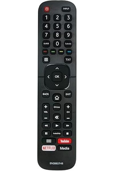 The Bros Replaced Remote for EN2BB27HB Hisense TV 32A5600F, 40A5600FTUK, A5600F (ELT-RC-05)
