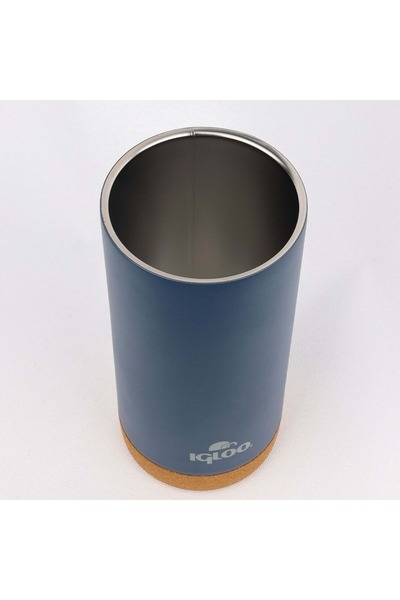 IGLOO Cork Mug 500ml Thermos Mug Cup Flask Light-Dark Blue
