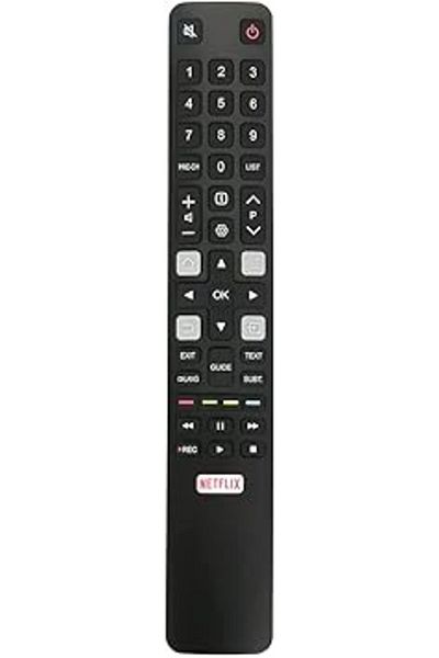 The Bros New GRC802N-YAI2 Replacement Remote for TCL 4K HDTV – P20 & C2 Series, S6000 Models