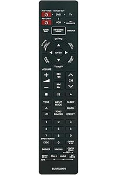The Bros EUR7722KF0 Remote for Panasonic SCHT05 SAHT05 SCHT07 SAHT05PS Receiver System