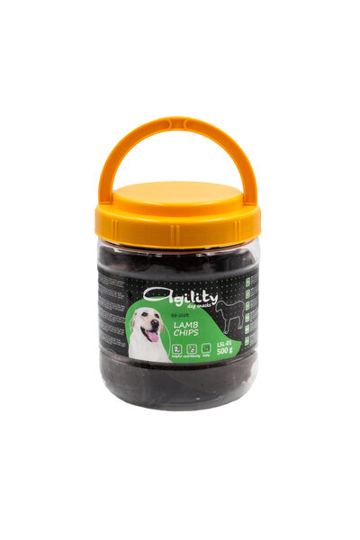 Agility Recompense pentru caini Agility, chipsuri de miel, 500g