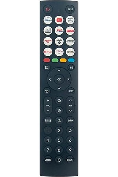 The Bros ERF3A80 0012 Voice Remote for Hisense QLED 4K TV 55A6G, 43A6G, 75A6G, T304493 & More