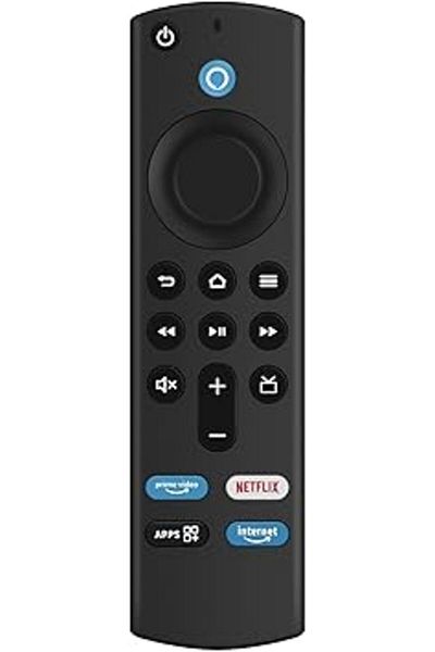 The Bros Replacement Remote for Amazon Voice Controller with Apps: Prime Video, Netflix, Internet, L5B83G