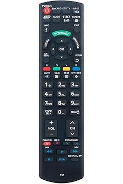 The Bros N2QAYB000603 Remote for Panasonic Viera TV: TH-P42U30D, TH-P50U30K, TH-P42U30T & More – Replacement