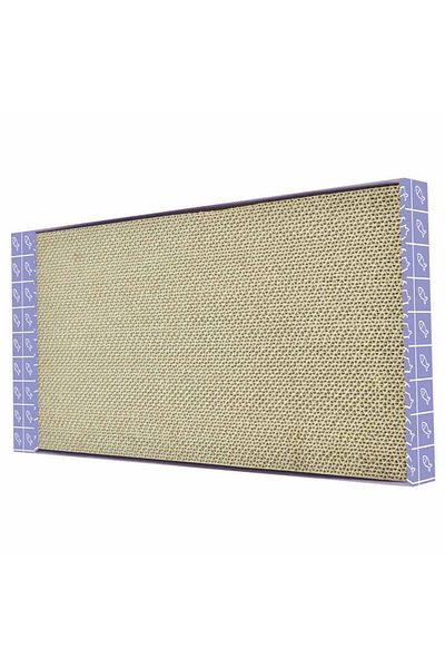 Agility Cardboard cat scratcher, double board model, 45.38x24.76x3.81 cm, Purple