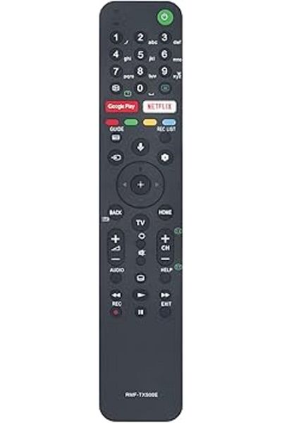 The Bros RMF-TX500E Voice Remote for Sony 4K TV: KD-75XH9299, KD-65XH9096, KD-85XH9096 & More – Replacement