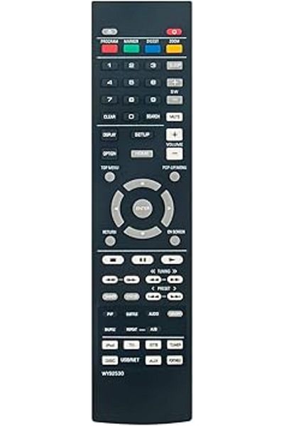 The Bros WY92530 Remote for Yamaha BRX-610 BRX-610BL BRX610 BRX610BL Blu-ray Player