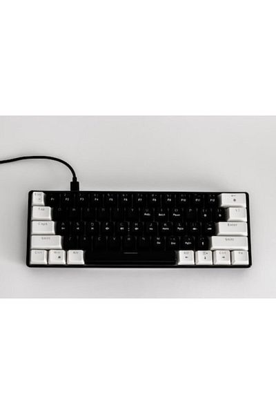 OEM Tastatură mecanică de gaming V900, compactă 60%, iluminare RGB, neagră