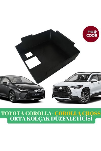 psa code Center Armrest Organizer Compatible with Toyota Corolla E210 and Toyota Cross 2019- 2025