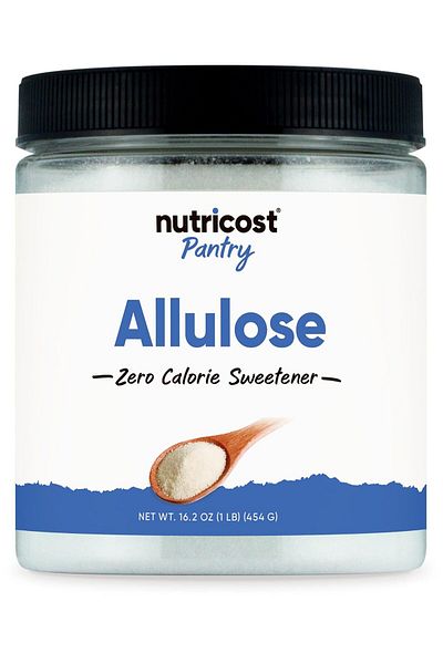 Nutricost Allulose Sweetener Keto Sugar 0 Calorie Low Carb Crystalline Zero Calorie Sweetener