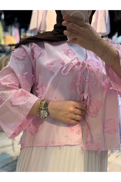 MODA AKGÜN Short Summer Cardigan with Skirt