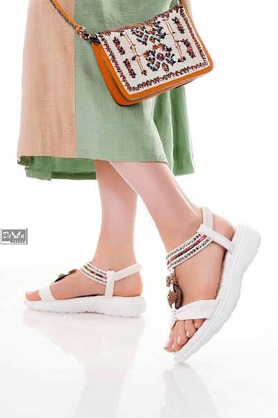 Demashoes Fashion Anatomical Orthopedic Sole Stone Luxury Evening Dress Daily Women's Sandals.