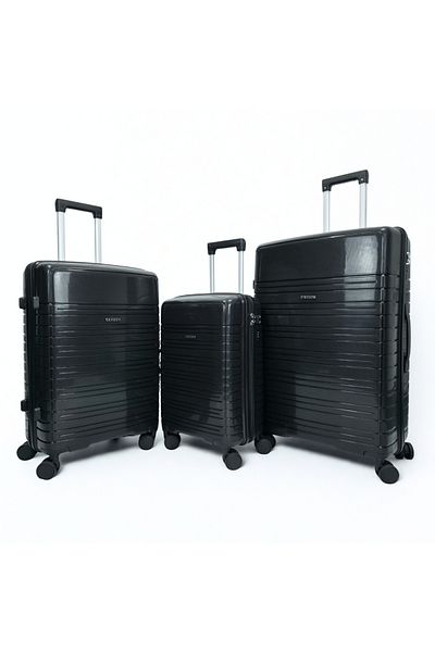 carbon 3-piece shatter-resistant polypropylene bag set