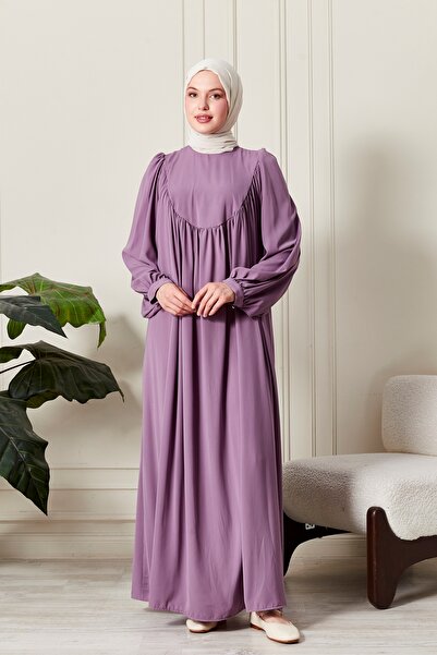 fistan Στρογγυλό φόρεμα Roba Hijab Medina Silk Prayer Φόρεμα Μοντέρνο και κομψό μοντέλο