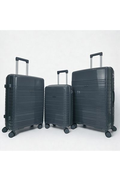 carbon 3-piece shatter-resistant polypropylene bag set