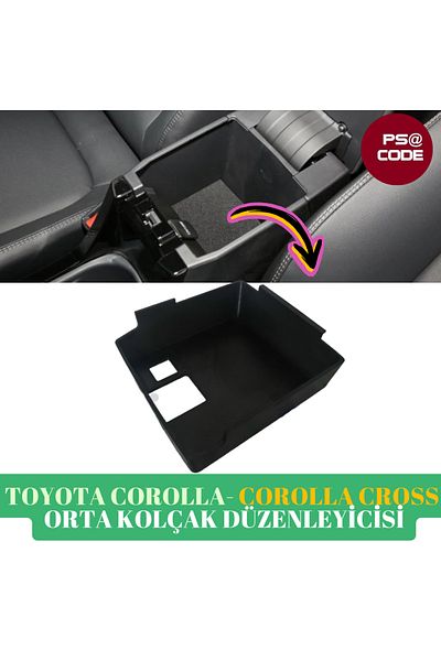 psa code Center Armrest Organizer Compatible with Toyota Corolla E210 and Toyota Cross 2019- 2025