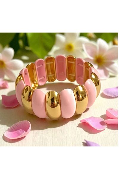 AKSESUARIM Women's Porcelain Rubber Thread Bracelet