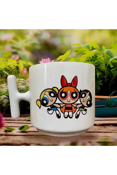GameFruy Powerpuff Girls Double Sided Printed Mug - Ceramic Tea, Coffee Gift Cup