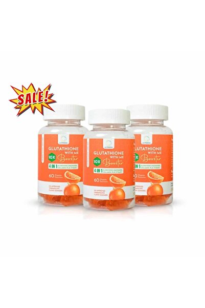 DR . معزز الجلوتاثيون بينوكا، 3 زجاجات × 60 علكة