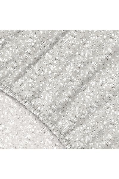 Evim Dalya 100% Cotton Double Fitted Sheet Light Beige - 180X200+30 cm