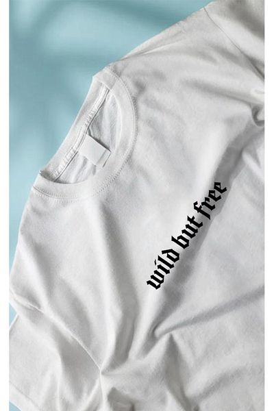 YEACHY Tricou unisex Wild but free imprimat
