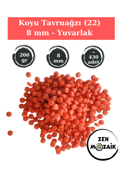 Zen Mozaik Mozaic rotund din sticlă perlat pentru lucrările tale de mozaic ar...