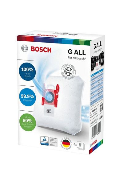 Bosch Set 4 saci de aspirator, 17003048, G All, BBZ 41 FGALL